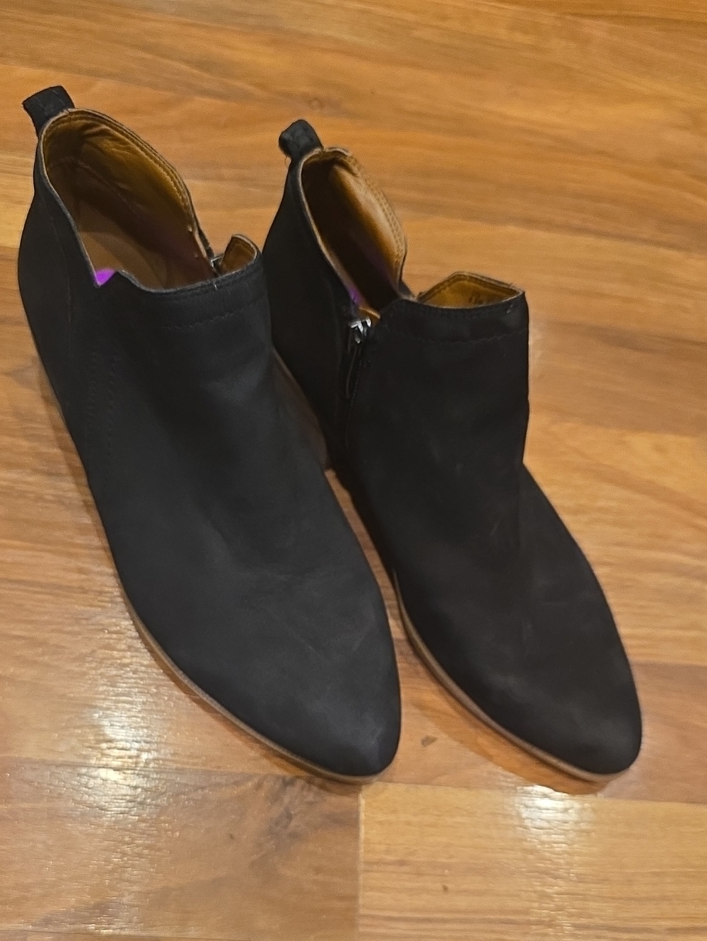 SARTO By Franco Sarto Black Suede Chukka Ankle Boots